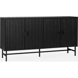 sweeek Anrichte 157,5 x 83 x 39 cm Schwarz