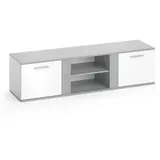 Vicco Lowboard Novelli Fernsehschrank Sideboard Fernsehtisch Weiß Beton