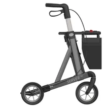 Rehasense XL-Rollator Server HD Graphit Rollator Größe L