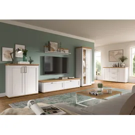 Home Affaire Cosenza Sideboard 129 x 80 x 40 cm Weiß