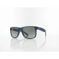 Ray-Ban Herren-Sonnenbrille mit grauem Farbverlauf, quadratisch, 0RB416568131155 / 55 (L)