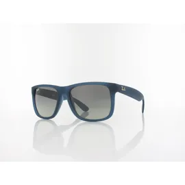 Ray-Ban Herren-Sonnenbrille mit grauem Farbverlauf, quadratisch, 0RB416568131155 / 55 (L)