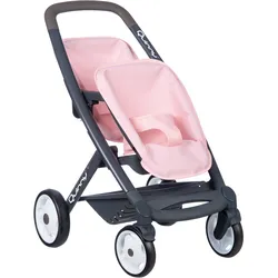 Puppen-Zwillingsbuggy SMOBY "Quinny" Puppenwagen rosa (rosa, grau) Kinder Made in Europe