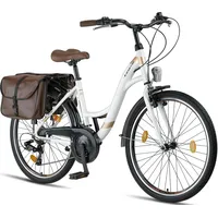 licorne bike gmbh Stella Plus 26 Zoll RH 0 cm Unisex weiß