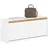 SoBuy Schuhbank 104 x 47 x 30 cm gepolstert / weiß