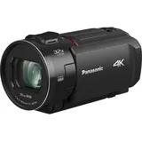 Panasonic HC-VX3E-K 4K-Camcorder, 4K-Video (25p), 25-mm-F1.8-Weitwinkelobjektiv, 24-facher optischer Zoom, Hybrid OIS+, HDR, Zoom-Mikrofon, Touchscreen, kreative Funktionen, Schwarz