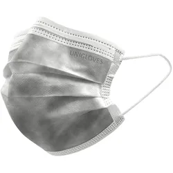 Unigloves OP- Mundschutz Profil Plus Typ II R - Gesichtsmaske 500 Stk - Typ II R - grau