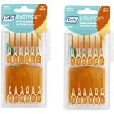 2x TePe Easy Pick Interdentalbürsten XS/S organge a 36 Stück Zwischenraumbürsten
