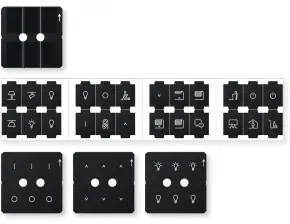 Schneider Electric MTN6270-0011 Folienset für KNX Tastsensor Pro, System Design MTN62700011