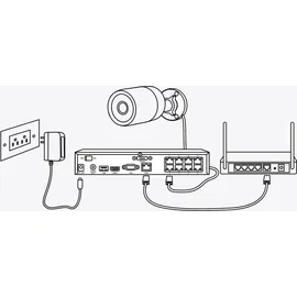 Reolink P320 5 MP PoE Überwachungskamera Weiß
