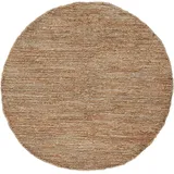 carpetfine »Nala Juteteppich Naturfaser«, rund, 9 mm Höhe, wendbar, aus 100% Jute, in vielen Größen und Formen, quadratisch, rund beige Ø 150 cm | Moderner Teppich für Wohn- Schlafzimmer