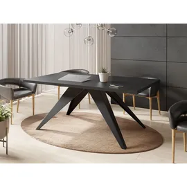 WFL GROUP Esstisch Vance im Modern Still, Rechteckig Tisch - Ausziehbar von 160 cm Esszimmer, Tische, Esstische