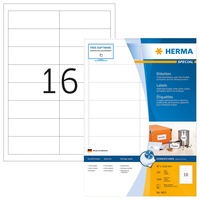 Herma Inkjet-Etiketten A4 weiß 97x33,8 mm 1600 St.