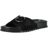 Paul Green "Paul Green Pantoletten Veloursleder", Damen, Gr. 41, schwarz, Veloursleder, Schuhe Pantolette