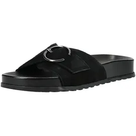 Paul Green "Paul Green Pantoletten Veloursleder", Damen, Gr. 41, schwarz, Veloursleder, Schuhe Pantolette