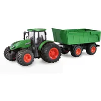 AMEWI RC-Landmaschine Traktor mit Kippanhänger 6CH RTR grün
