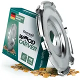Bayerwald Werkzeuge Bayerwald Woodcarver Ø 115 mm - Frässcheibe für Winkelschleifer zur Holzbearbeitung/ideales Werkzeug für Bildhauer & Schnitzer (Woodcarver)