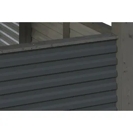 SKANHOLZ Friesland Hybrid Set 14 5,57 x 7,08 m schiefergrau inkl. Abstellraum
