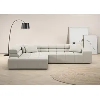 Home Affaire Ecksofa Ancona incl. Kopfteilverstellung, OTTOs Choice, Breite 319cm, L-Form, wahlweise motorische Sitztiefenverstellung, auch in Cord + Easy Care weiß