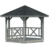 Palmako Betty 4,23 x 4,23 m Grau
