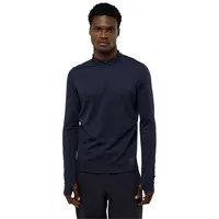 Jack Wolfskin Bike Commute Halbreißverschluss-sweatshirt - Dark Navy -