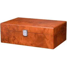 Philos Schachfigurenbox, Wurzelholzoptik, 180 x 120 x 83 mm