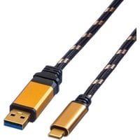 Roline USB 3.2 Gen 1 Kabel, A-C, ST/ST, 0,5
