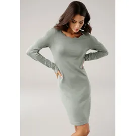 LAURA SCOTT Strickkleid Mini Mint-Melange 40