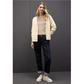 STREET ONE Kuscheliger V-Neck Cardigan - Beige