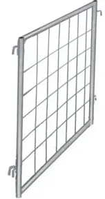 VARIOfit Palettenaufsatz Trenngitter verzinkt Tiefe 950 mm Nutzhöhe: 400 mm