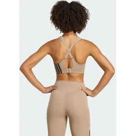 adidas TLRD Impact Training High Support BH - Chalky Brown - XS