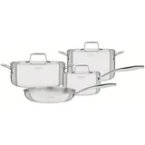Tramontina Grano Topf-Set 4-tlg. 2 x Bratentopf Ø 20 cm + 1 x Stieltopf Ø 16 cm + 1 x Bratpfanne Ø 26 cm