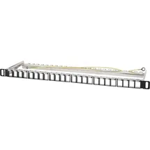Intellinet Network Solutions Intellinet 24-Port Patchpanel geschirmt und unbestückt 0.5HE 721011