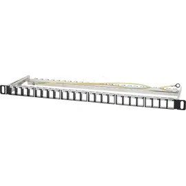 Intellinet Network Solutions Intellinet 24-Port Patchpanel geschirmt und unbestückt 0.5HE 721011