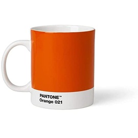 Pantone Kaffeetasse, Porzellan, Orange 021, 1 Stück (1er Pack)