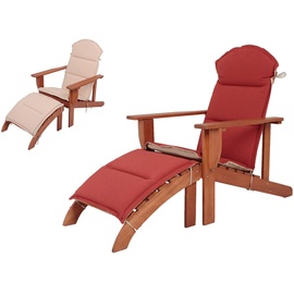 Garden Pleasure Sonnenliege Adirondack Chair Harper mit Auflage