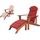 Garden Pleasure Sonnenliege Adirondack Chair Harper mit Auflage