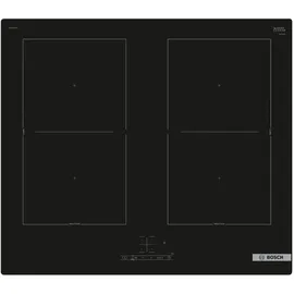 Bosch Herdset BOSCH Backofen Teleskopauszug + Induktionskochfeld Power Booster autark 60cm