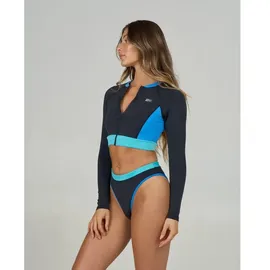 Salty Crew Rashguard Surf Break Schwarz L