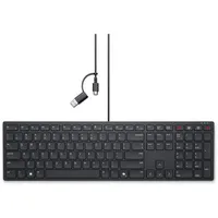 Dell KB525C USB QWERTY Italiano Full-size Tastatur, Schwarz