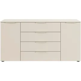 LeGer Home by Lena Gercke Schubladenkommode 160 x 81 x 42 cm Beige (Champagner)