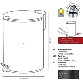 Kela Mats 5 l schwarz