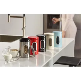 Echtwerk Vorratsdosen 3-teilig schwarz 1,4 l