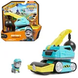 Spin Master Rubble & Crew - Abrissbirnen-Baufahrzeug mit Motor-Figur (Basis Fahrzeug),