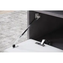 P & B Couchtisch Narobi-II ca. 90x45x55 cm, Anthr./Weiß