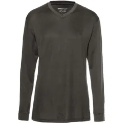Langarmshirt mit UV-Schutz "AUSTIN" - 5XL - grau