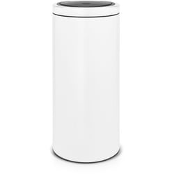 brabantia Touch Bin White 30l Edelstahl Weiß