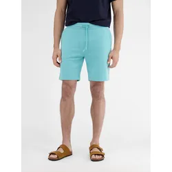 Shorts LERROS "LERROS Bequeme Jersey Shorts", Herren, Gr. S, coastal blau, 50% Baumwolle, 50% Polyester, Hosen