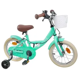 vidaXL Kinderfahrrad 14 Zoll grün