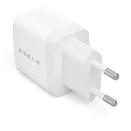 Targus HyperJuice - Netzteil - 20 Watt - PD - 2 Ausgabeanschlussstellen (USB, 24 pin USB-C) USB-A Weiß Steckdose, Innenbereich